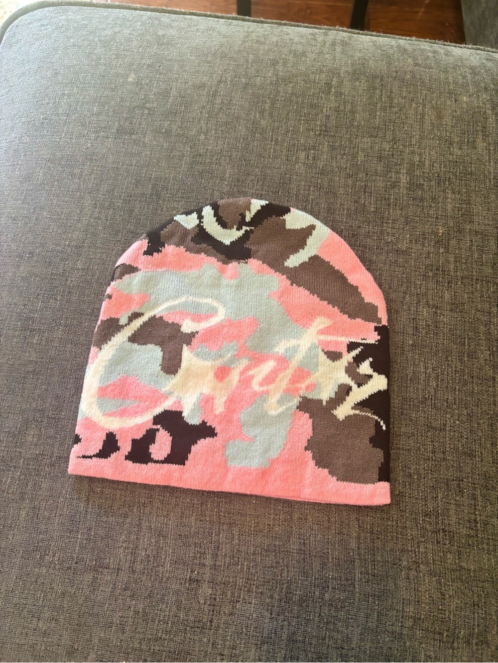 Pink Designer Camouflage Beanie